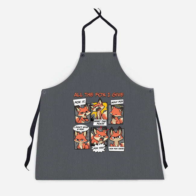 The Fox I Give-Unisex-Kitchen-Apron-GoshWow