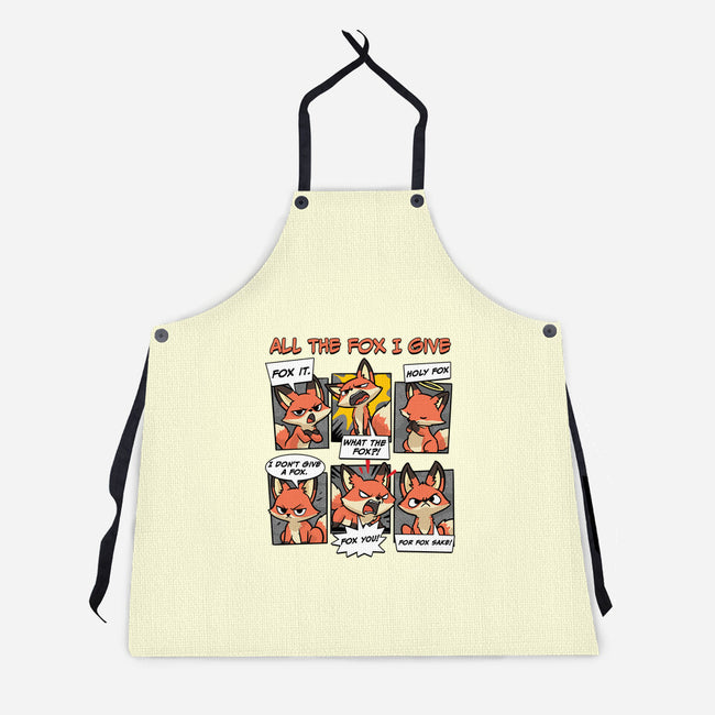 The Fox I Give-Unisex-Kitchen-Apron-GoshWow