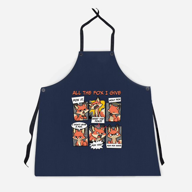 The Fox I Give-Unisex-Kitchen-Apron-GoshWow