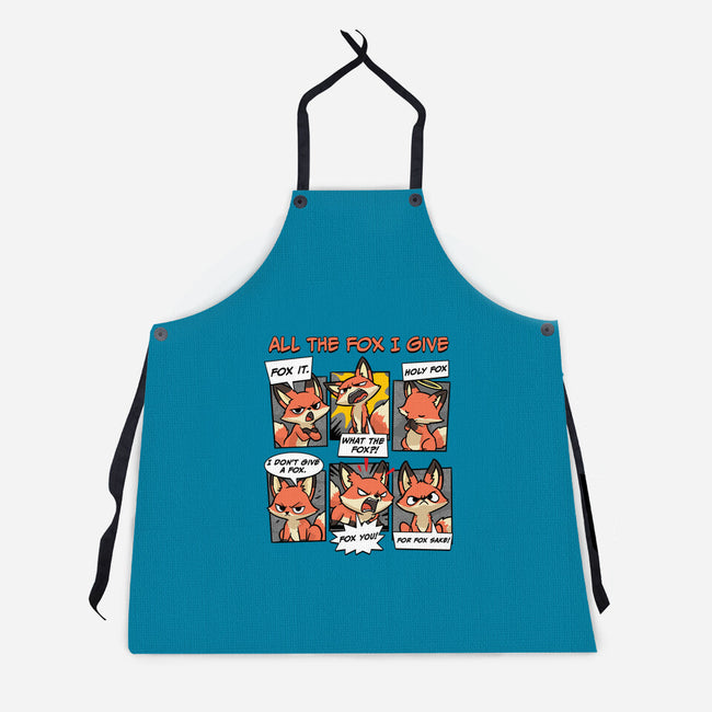 The Fox I Give-Unisex-Kitchen-Apron-GoshWow