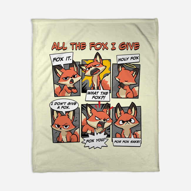 The Fox I Give-None-Fleece-Blanket-GoshWow
