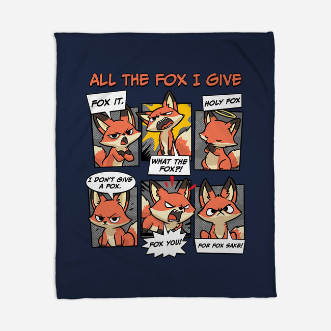 The Fox I Give-None-Fleece-Blanket-GoshWow