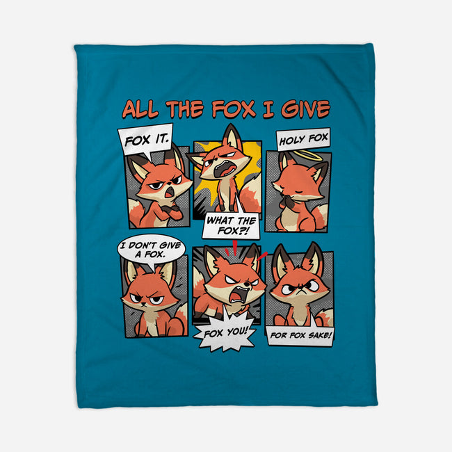 The Fox I Give-None-Fleece-Blanket-GoshWow