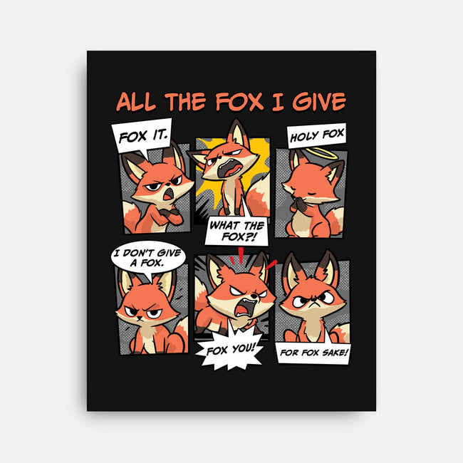 The Fox I Give-None-Stretched-Canvas-GoshWow