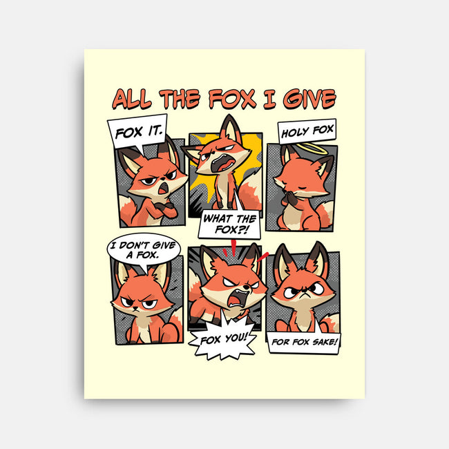 The Fox I Give-None-Stretched-Canvas-GoshWow