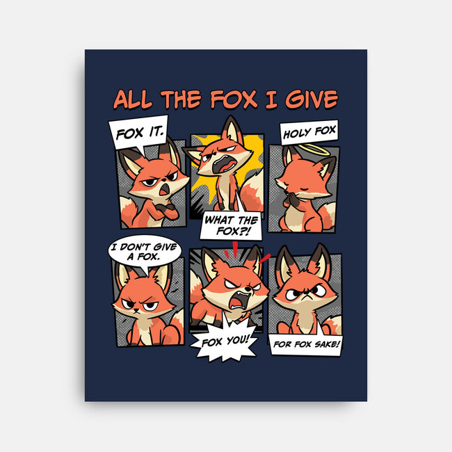 The Fox I Give-None-Stretched-Canvas-GoshWow