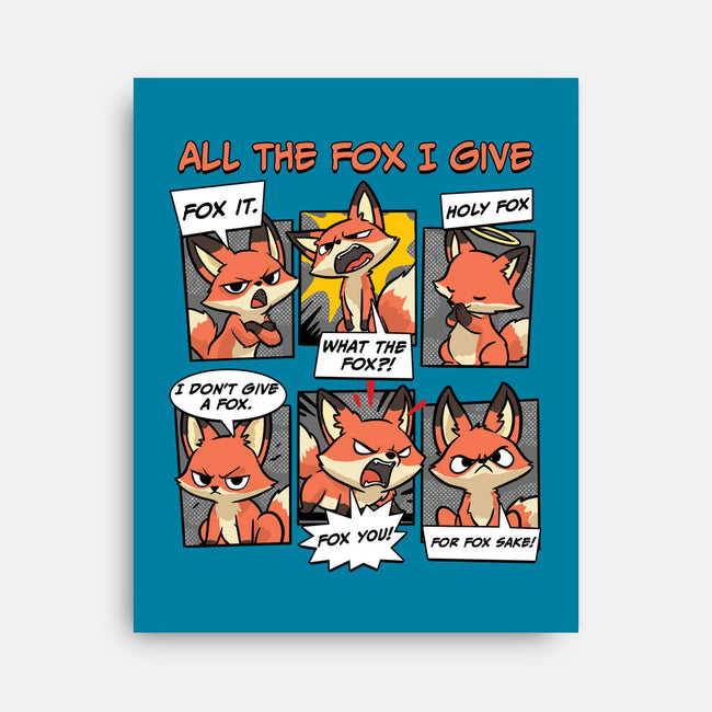 The Fox I Give-None-Stretched-Canvas-GoshWow