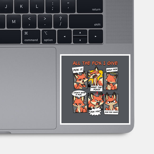 The Fox I Give-None-Glossy-Sticker-GoshWow