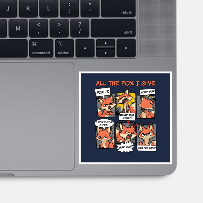 The Fox I Give-None-Glossy-Sticker-GoshWow