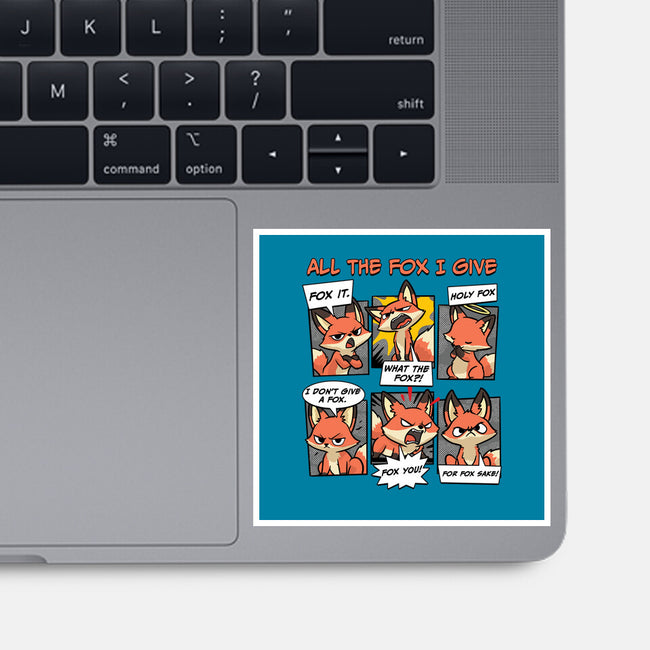 The Fox I Give-None-Glossy-Sticker-GoshWow