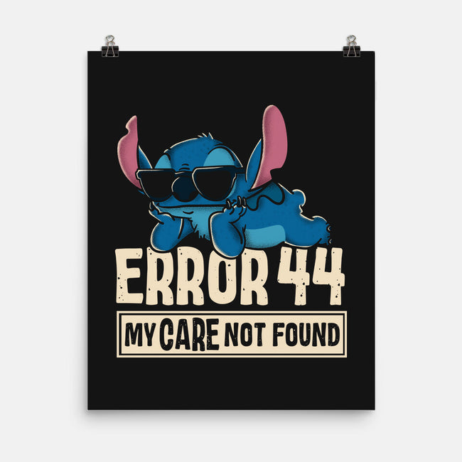 Care Not Found-None-Matte-Poster-turborat14