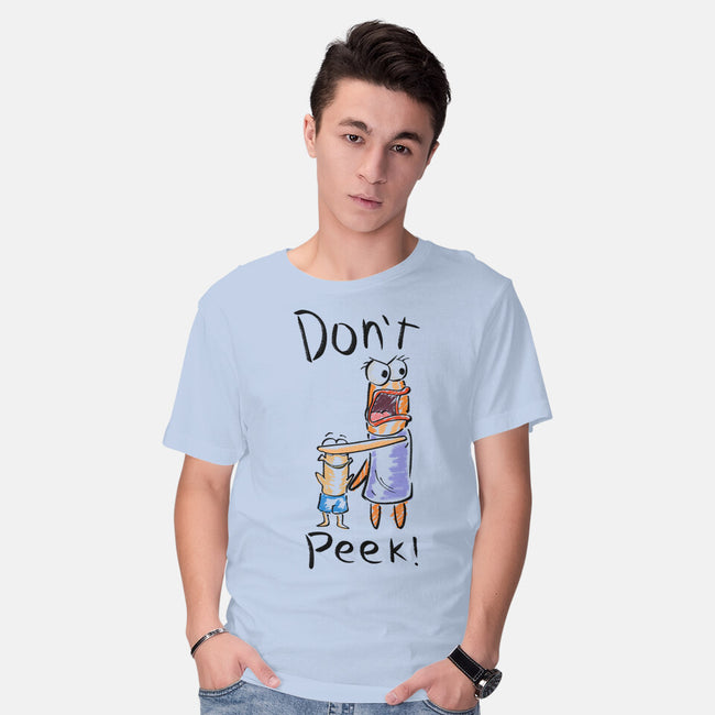 Don't Peek-Mens-Basic-Tee-nickzzarto