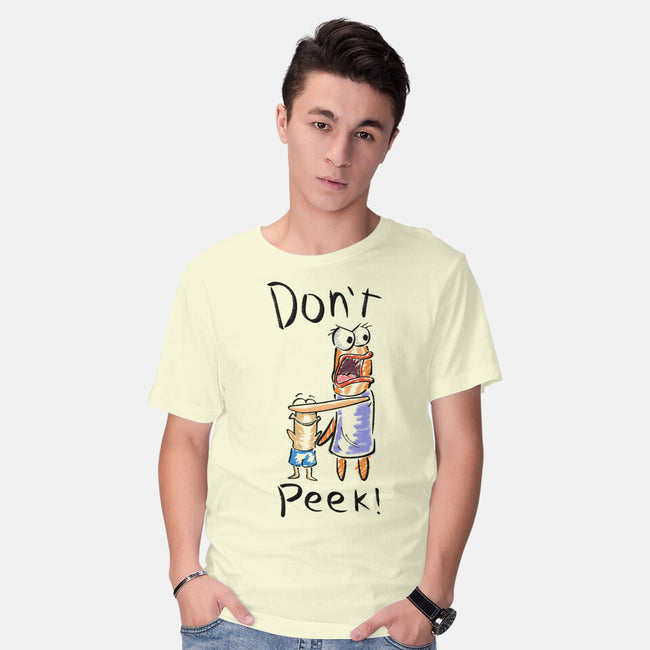 Don't Peek-Mens-Basic-Tee-nickzzarto