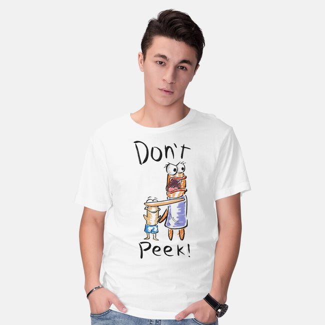 Don't Peek-Mens-Basic-Tee-nickzzarto