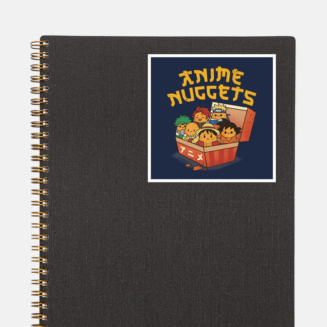 Anime Nuggets-None-Glossy-Sticker-dandingeroz