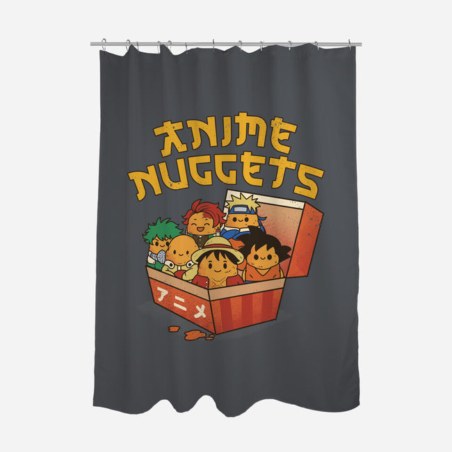 Anime Nuggets-None-Polyester-Shower Curtain-dandingeroz
