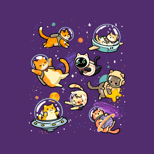 Space Cat Family-None-Glossy-Sticker-GoshWow
