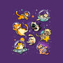Space Cat Family-None-Polyester-Shower Curtain-GoshWow