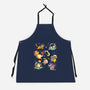 Space Cat Family-Unisex-Kitchen-Apron-GoshWow