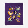 Space Cat Family-None-Fleece-Blanket-GoshWow