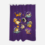 Space Cat Family-None-Polyester-Shower Curtain-GoshWow