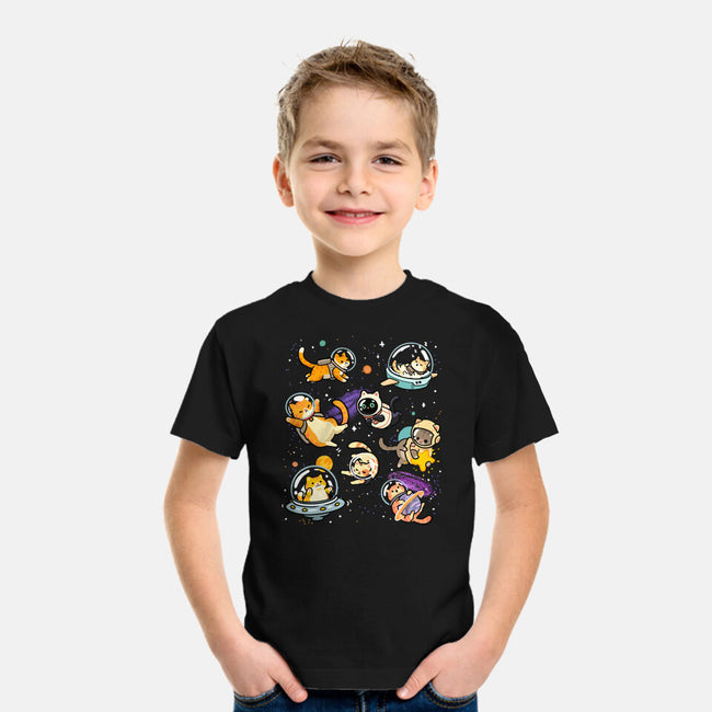 Space Cat Family-Youth-Basic-Tee-GoshWow