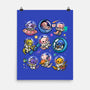 Space Axolotls-None-Matte-Poster-GoshWow