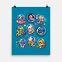 Space Axolotls-None-Matte-Poster-GoshWow
