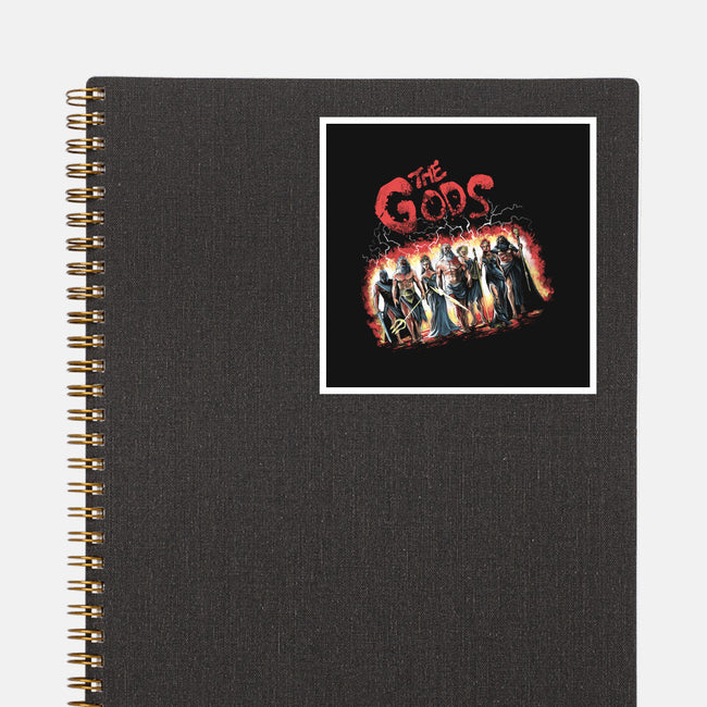 The Gods-None-Glossy-Sticker-zascanauta