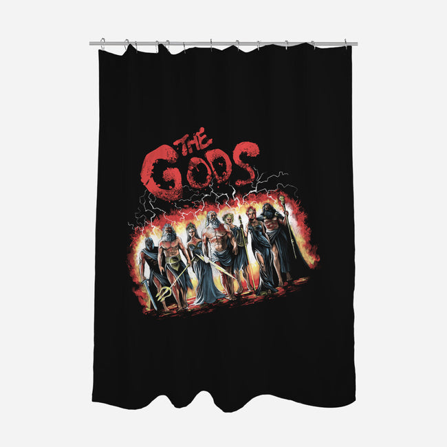 The Gods-None-Polyester-Shower Curtain-zascanauta