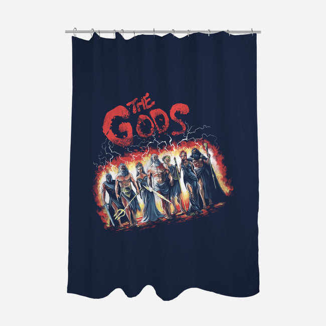 The Gods-None-Polyester-Shower Curtain-zascanauta