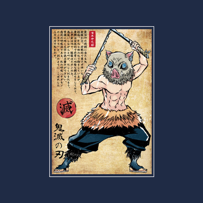 Beast Breathing Woodblock-Mens-Basic-Tee-DrMonekers