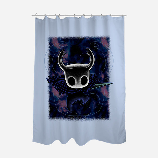 The Knight Shadow Nebula-None-Polyester-Shower Curtain-Astrobot Invention