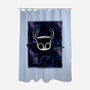The Knight Shadow Nebula-None-Polyester-Shower Curtain-Astrobot Invention