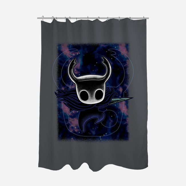 The Knight Shadow Nebula-None-Polyester-Shower Curtain-Astrobot Invention