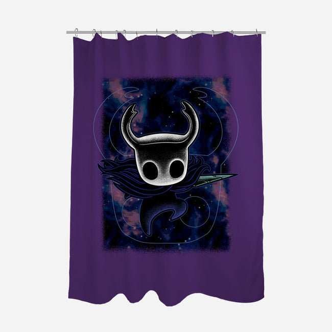 The Knight Shadow Nebula-None-Polyester-Shower Curtain-Astrobot Invention