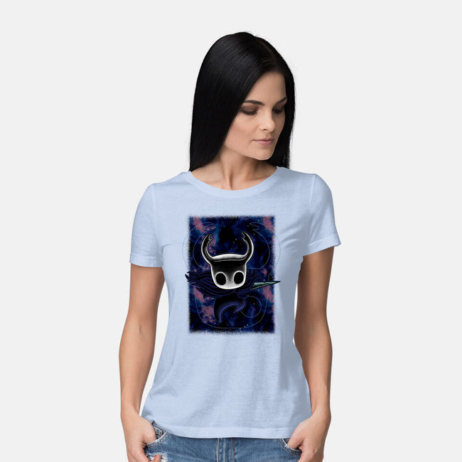 The Knight Shadow Nebula-Womens-Basic-Tee-Astrobot Invention