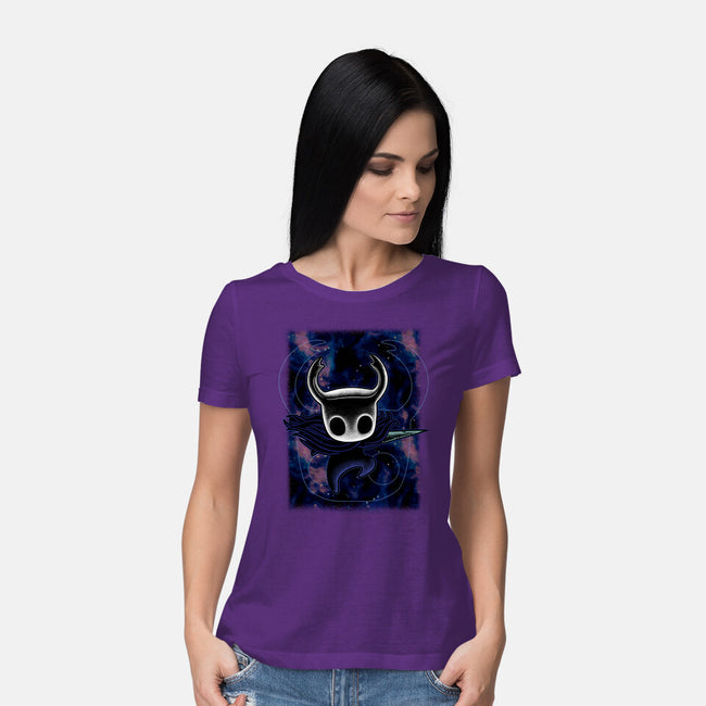 The Knight Shadow Nebula-Womens-Basic-Tee-Astrobot Invention