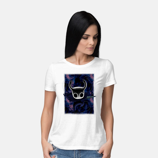 The Knight Shadow Nebula-Womens-Basic-Tee-Astrobot Invention