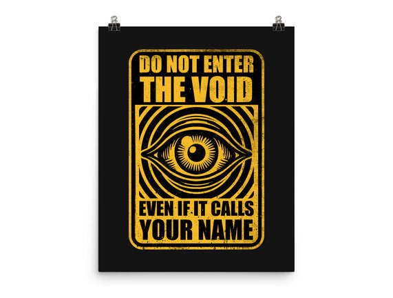 Horror Signs Call Void