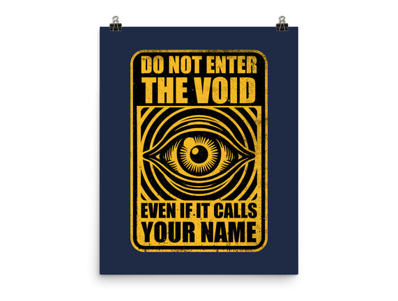 Horror Signs Call Void