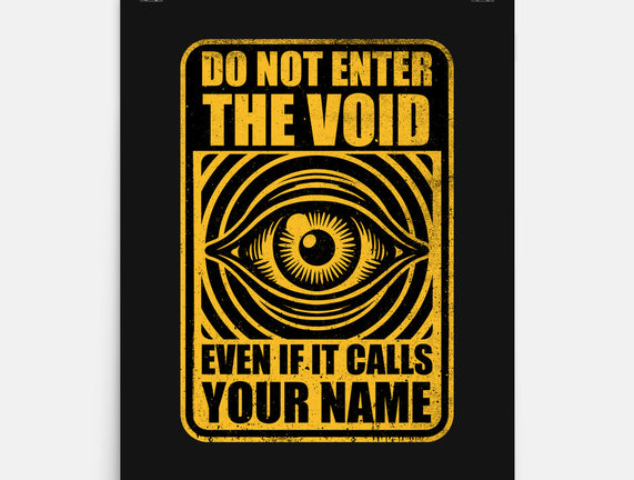 Horror Signs Call Void