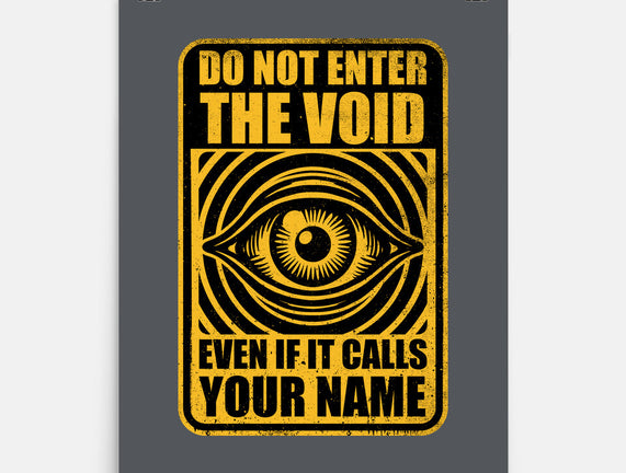 Horror Signs Call Void