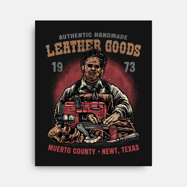 Handmade Leather Goods-None-Stretched-Canvas-glitchygorilla