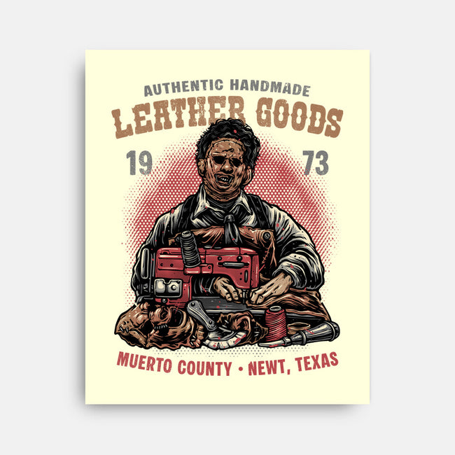 Handmade Leather Goods-None-Stretched-Canvas-glitchygorilla