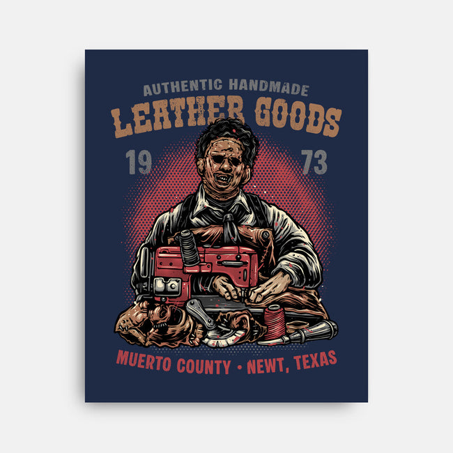 Handmade Leather Goods-None-Stretched-Canvas-glitchygorilla