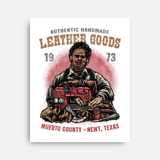 Handmade Leather Goods-None-Stretched-Canvas-glitchygorilla