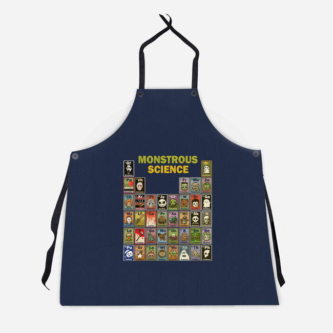 Monstrous Science-Unisex-Kitchen-Apron-kg07