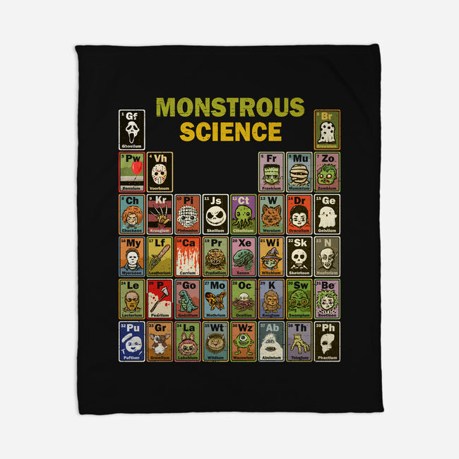 Monstrous Science-None-Fleece-Blanket-kg07