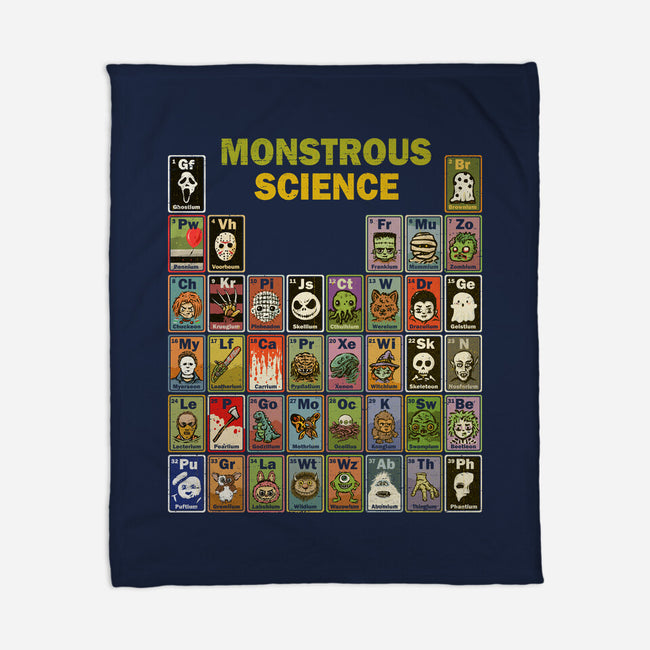 Monstrous Science-None-Fleece-Blanket-kg07